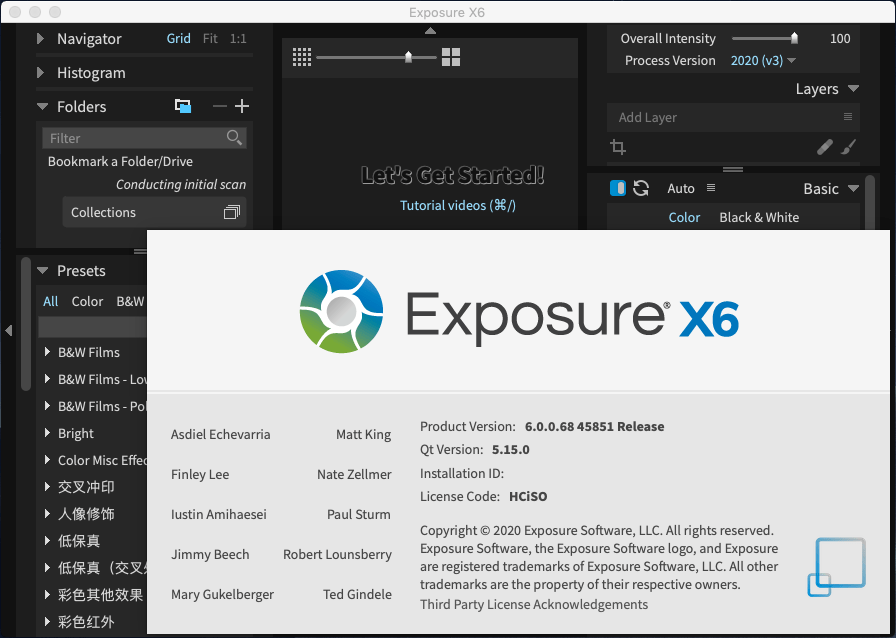 Alien Skin Exposure for Mac X6 v6.0.5.196 调色滤镜插件后期处理软件